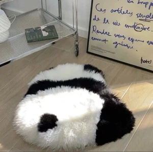 Panda Rug Cute Carpet Kawaii Handmade Sofa Living Room Bed Bay Car Floor - Picture 1 of 3