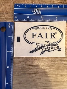 Fair Since 1971 Blue Original Firearms Decal Sticker New! Shot Show FREE SHIP - Picture 1 of 1