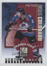 1997-98 Donruss Elite Prime Numbers Promo /254 Peter Forsberg #1c HOF