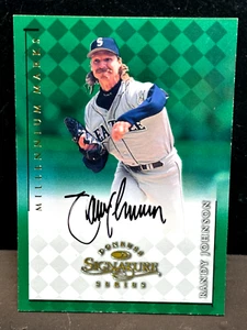 Randy Johnson 1998 Donruss Signature Series Auto Millennium Marks /800 HOF - Picture 1 of 2