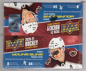 2020-21 UPPER DECK HOCKEY EXTENDED SERIES FACTORY SEALED RETAIL BOX **24 PACKS**