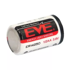 Eve ER14250 1/2AA 3.6V Lithium Battery Energy Very Endure Bobbin Single Use - Picture 1 of 5