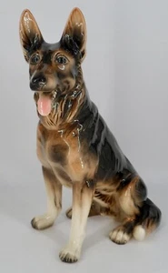 Goebel German Shepherd / Alsatian - 10.75" Porcelain Figurine - Seated Dog - Picture 1 of 6