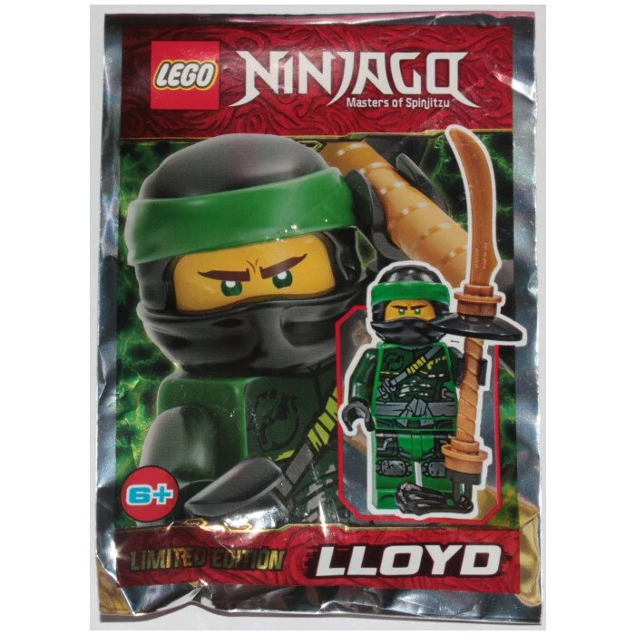 Lego Ninjago Lloyd com bastão de ouro e espada bolsa de papel alumínio 891949 (SELADO) - Imagem 1 de 1