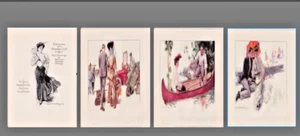 Antique 1905 COLOR ART article 'A SUMMER GIRL' by Howard Chandler Christy #74 - Picture 1 of 5