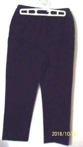 laura ashley ladies PS pants knit rayon spandex pull on 39 in L 26 waist 31 inse - Picture 1 of 3