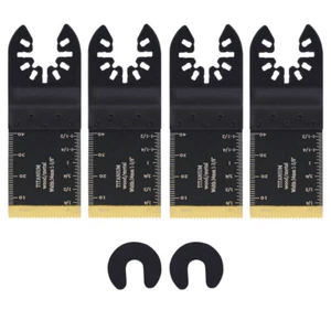 4tlg Multitool Zubehör Sägeblatt-Set Metall Holz für Multimaster Einhell Bosch - Bild 1 von 17