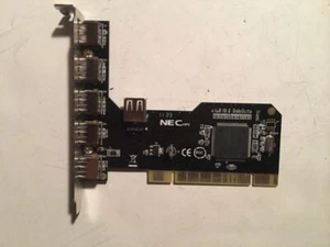 SYBA 6 PORT (5+1) USB 2.0 PCI CARD , NEXT CHIPSET SD-NECU2-5E1I - Picture 1 of 3