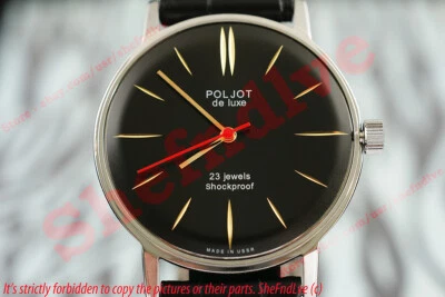 Reloj Ruso Luch De Luxe cal 2209 POLJOT Hermoso Disfraz de Lujo Delgado MODA Foto 1 de 4