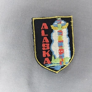Totem Pole AK Alaska 2 3/4" Souvenir Tourist Patch - Picture 1 of 2