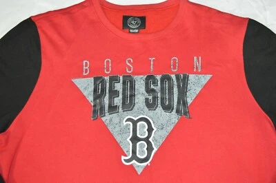 波士顿红袜队 '47 品牌复古 1990 年代设计美国职棒大联盟圆领男式运动衫 XXL — 第 1/4 张图片