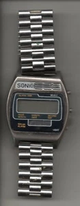 ANNI 80 - OROLOGIO AL QUARZO SONIC - UNO DEI PRIMI CON CELLE SOLARI - Picture 1 of 2