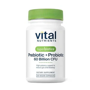 Hyperbiotics Vital Nutrients Prebiotic + Probiotic 60 Billion CFU Prev. Pre+P... - Picture 1 of 6