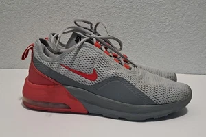 Nike Air Max Motion 2 Running Shoes Men Size 10.5 Grey Sneakers Red C17589-001 - Picture 1 of 8
