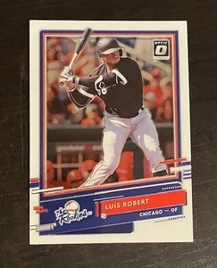 LUIS ROBERT JR. Inserto Rookie 2020 Donruss Optic THE ROOKIES R-9 CANTIDAD - Imagen 1 de 2