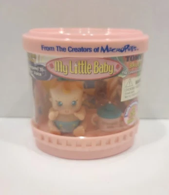 Mini boneca interativa vintage TOMY My Little Baby Bailey nova na caixa 2003 rara - Imagem 1 de 4