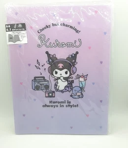 Sanrio Kuromi A4 clearfile folder file set Japan purple - Picture 1 of 2
