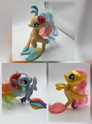 My Little Pony Sea Ponies Colas de Sirena Melenas Cepillables 2016 Lote 3  Foto 1 de 4