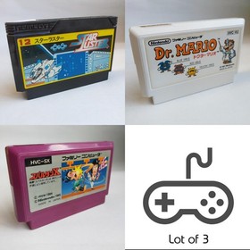 Star Luster Dr.MARIO Spartan X   Famicom pre-owned ... and etc .