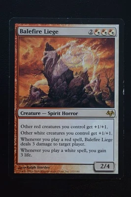 Magic The Gathering MTG BALEFIRE LIEGE Eventide MP Moderately Played - Image 1 of 2