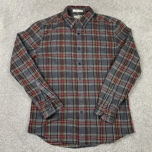 L.L. Bean Hemd Herren M Scotch Flanell kariert Button Down leicht tailliert Outdoor - Bild 1 von 7