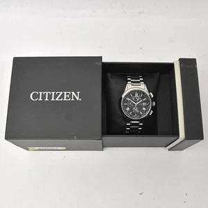 Citizen Wristwatch Exceed AT9110-58E Super Titanium Double Direct Eco-Drive Men - Picture 1 of 12