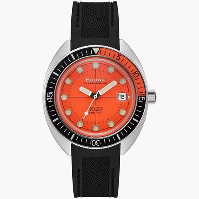 New Bulova Watch Men's Automatic Diver Archives Oceanographer Devil 96B350 - Image 1 of 4