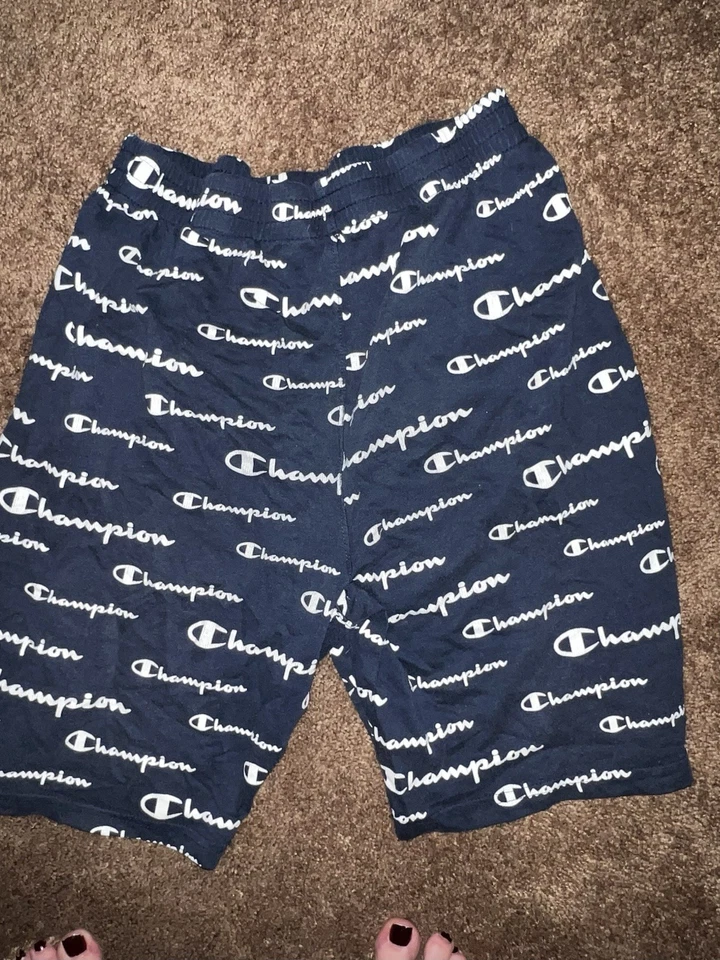 Kids Boys Youth 16/18 Xl Champion Navy Blue Shorts  - Image 1 of 1