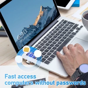 USB C Fingerprint Reader For 10 11 Computer Login Biometric Fingerprint NEW - Bild 1 von 12