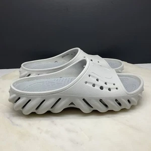 Sandalias Crocs Echo Slide para mujer 6 para hombre 4 gris atmósfera sin cordones cómodas 208170 - Imagen 1 de 9