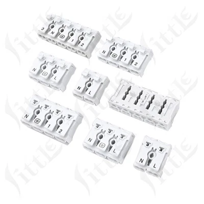 Drücken Verbindungsklemmen Dosenklemmen Kabelklemmen sklemmen 923-2/3/4/5 Nadeln - Bild 1 von 4