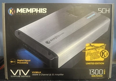 Amplificador Memphis VIVBELLE Edición Limitada 5 Canales 1300W | 1300W RMS | NUEVO Foto 1 de 4
