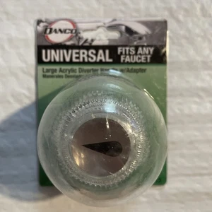 Danco 80015 Universal Large Acrylic Diverter Handle W/Adapter (Fits Any Faucet) - Picture 1 of 4