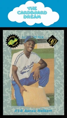 Aaron Holbert 1990 Classic Draft Picks #18 St. Louis Cardinals Baseball Card - Image 1 of 2