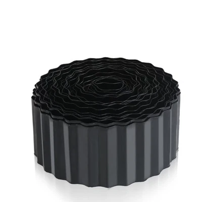 Bordes de jardín de metal corrugado, bordes de paisaje de 4" x 50 pies para cama de flores hágalo usted mismo... Foto 1 de 4