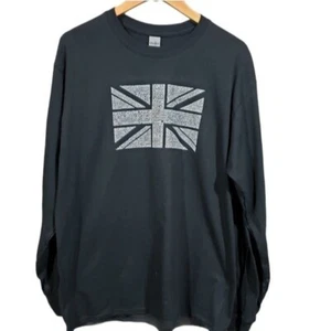 L.A. Pop Art NWT Union jack city print long sleeve shirt men's size large - Picture 1 of 9
