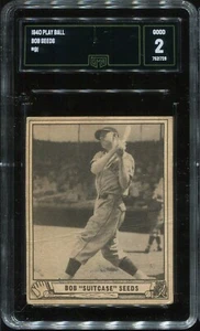 1940 Play Ball R335 #91 Bob Seeds New York Giants - GMA 2 Good - Picture 1 of 2