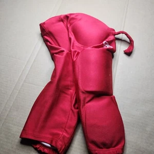 Rawlings Youth Medium Red  Football Pants Integrated Pads READ - Picture 1 of 5