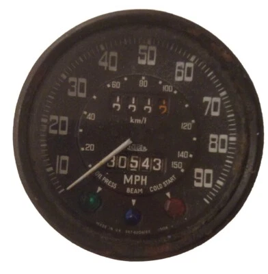 Land Rover Series 95 MPH British Jaeger Speedometer 30K Miles - Image 1 of 4