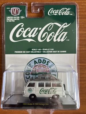 M2 Machines 1965 Dodge A-100 Camper Van Coca Cola A22 Coke Adds Life - Image 1 of 2