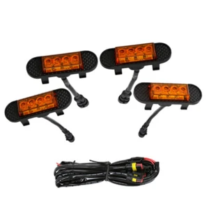 Front Hood Grille Light Fit For Ford Bronco 2021-2023 LED Grille Light Yellow - Picture 1 of 6