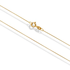Ankerkette 585 Gelbgold 14 Karat 45cm 0,8mm Echt Gold Kette Halskette Neu - Bild 1 von 3