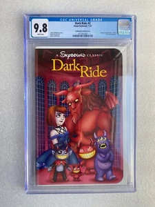 DARK RIDE #2 1:25 FLEECS VARIANT CGC 9.8 SKYBOUND DISNEY BEAUTY & BEAST HOMAGE - Picture 1 of 4
