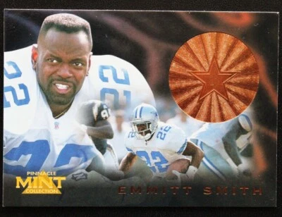 1996 Pinnacle Mint Collection Emmitt Smith #15 Football Card Dallas Cowboys HOF - Image 1 of 2