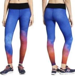 Athleta Speed Sonar Ombre Leggings Size M - Picture 1 of 11