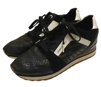 Michael Kors Billie Trainer Sneaker Shoes Womens Sz 10 Black and White - Image 1 of 4