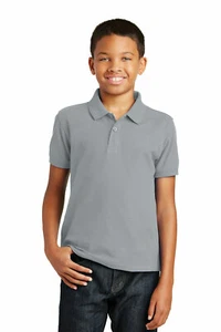 Y100 Port Authority Youth Core Classic Pique Polo - Picture 1 of 10