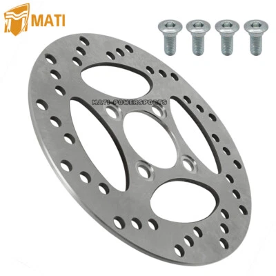 Rear Brake Disc Rotor W/Stud Bolt for Yamaha Raptor 700 YFM700/YFM700R 2006-2020 - Image 1 of 4