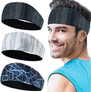 Para hombre y mujer diadema de sudor diadema yoga gimnasio correr deportes cabello envoltura banda para la cabeza - Imagen 1 de 21