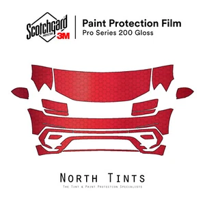 Volkswagen Atlas R-Line 2018-2020 3M PRO Series PreCut Paint Film Clear Bra PPF - Picture 1 of 6